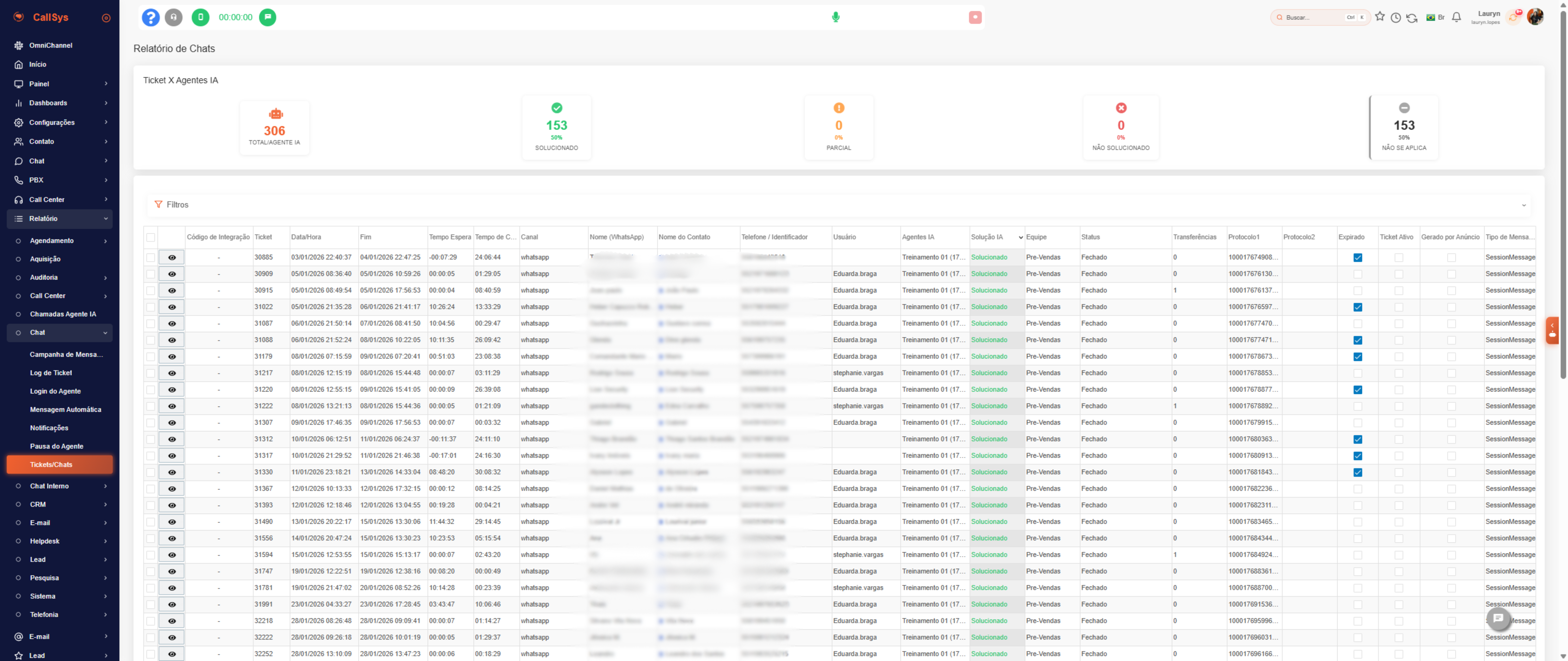 Bryan AI — Tickets resolvidos com IA